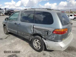 1999 Toyota Sienna LE with VIN 4T3ZF13C6XU128055, listed as a Copart auction lot 81100934 with 0 mi miles and Salvage Title. Bid and sale history available at carsss.com. Image 2.