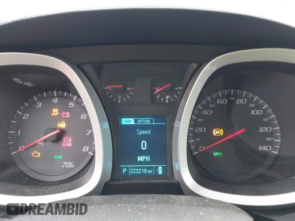 2015 Chevrolet Equinox LT with VIN 2GNALBEK5F1159361, listed as a IAAI auction lot 41944362 with 223,218 mi miles. Bid and sale history available at carsss.com. Image 7.