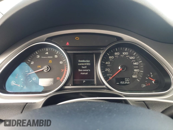 2013 Audi Q7 3.0T Premium Plus with VIN WA1LGAFE5DD002126, listed as a Copart auction lot 51443185 with 155,358 mi miles and Salvage Title. Bid and sale history available at carsss.com. Image 9.