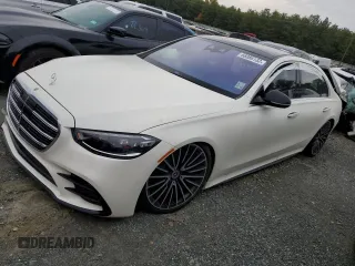 2022 Mercedes-Benz S 580 with VIN W1K6G7GB2NA123344, listed as a Copart auction lot 66086132 with Not Provided miles and . Bid and sale history available at DreamBid. Image 2.