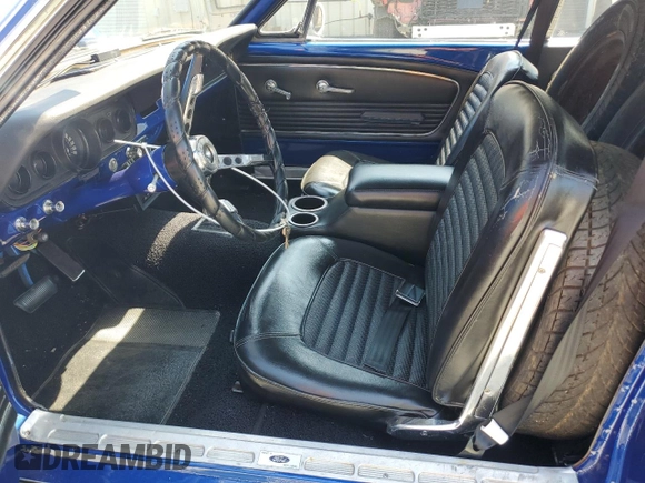 1966 Ford Mustang z VIN 6T07T251952, wystawiony jako Copart lot #54637135 z przebiegiem 94 937 mil mil oraz Czysty tytuł • Clean title. Historia ofert i sprzedaży dostępna na DreamBid. Obrazek 7.