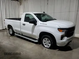 2024 Chevrolet Silverado 1500 Work Truck with VIN 3GCNAAED5RG363889, listed as a Copart auction lot 54068625 with 11,049 mi miles and Clean Title. Bid and sale history available at carsss.com. Image 4.