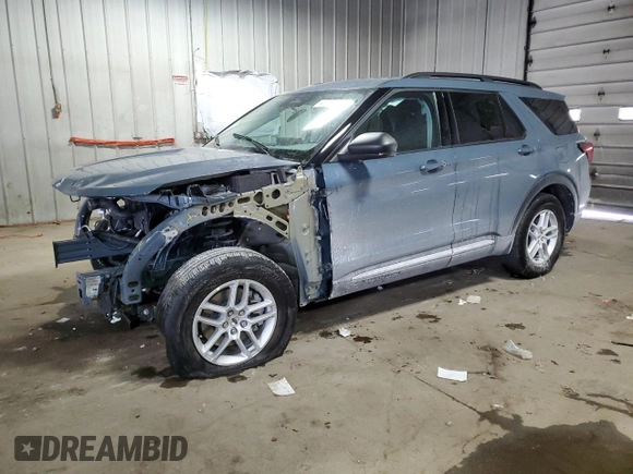 2025 Ford Explorer Active with VIN 1FMUK8DH6SGB15752, listed as a Copart auction lot 44458445 with 0 mi miles and Salvage Title. Bid and sale history available at carsss.com. Image 1.