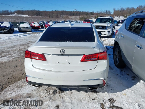 2019 Acura TLX w/Advance Pkg with VIN 19UUB3F89KA003858, listed as a IAAI auction lot 41271443 with 81,978 mi miles. Bid and sale history available at carsss.com. Image 16.