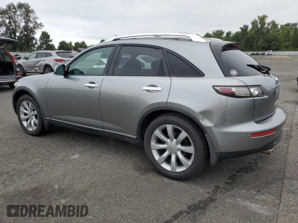 2005 Infiniti FX35 with VIN JNRAS08W15X220057, listed as a Copart auction lot 68580064 with 209,893 mi miles and Salvage Title. Bid and sale history available at carsss.com. Image 2.