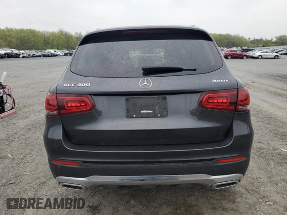 2021 Mercedes-Benz GLC with VIN W1N0G8EB3MF961269, listed as a Copart auction lot 50421033 with 32,679 mi miles and Salvage Title. Bid and sale history available at carsss.com. Image 6.