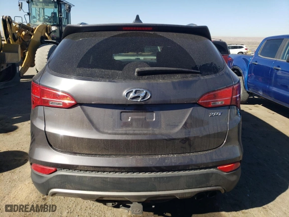 2015 Hyundai Santa Fe Sport with VIN 5XYZU3LA6FG278048, listed as a Copart auction lot 44186015 with 126,901 mi miles and Salvage Title. Bid and sale history available at carsss.com. Image 6.