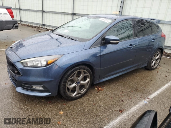 2018 Ford Focus ST with VIN 1FADP3L95JL310207, listed as a Copart auction lot 80940534 with 90,574 mi miles and Salvage Title. Bid and sale history available at DreamBid. Image 1.