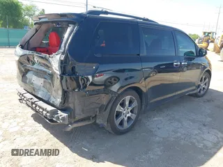 2013 Toyota Sienna SE with VIN 5TDXK3DC9DS359655, listed as a IAAI auction lot 42078705 with 159,101 mi miles and . Bid and sale history available at DreamBid. Image 4.