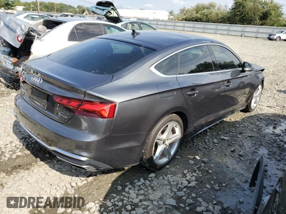 2021 Audi A5 Sportback S line Premium Plus with VIN WAUFACF51MA043108, listed as a Copart auction lot 66177293 with 30,270 mi miles. Bid and sale history available at carsss.com. Image 3.