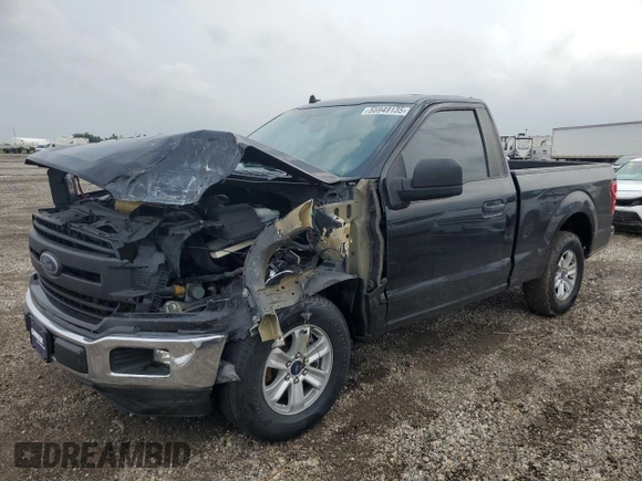 2020 Ford F-150 XL z VIN 1FTMF1CB7LKF05528, wystawiony jako Copart lot #55949135 z przebiegiem 60 646 mil mil oraz Szkoda całkowita • Salvage title. Historia ofert i sprzedaży dostępna na DreamBid. Obrazek 1.