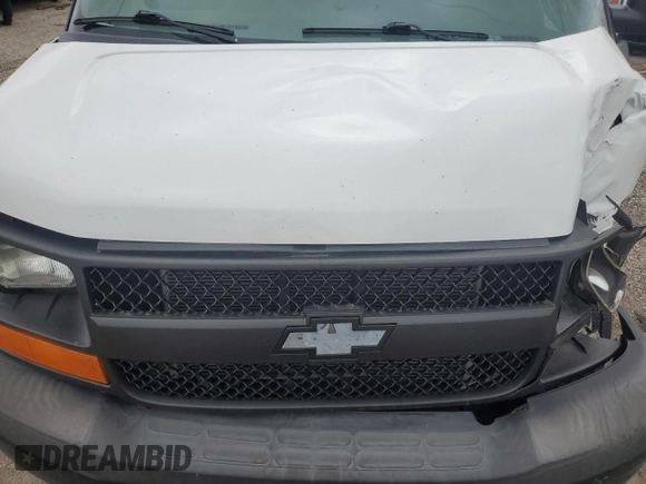 2016 Chevrolet Express Cargo Van with VIN 1GCWGAFGXG1259793, listed as a Copart auction lot 51982765 with 156,295 mi miles and Salvage Title. Bid and sale history available at carsss.com. Image 12.