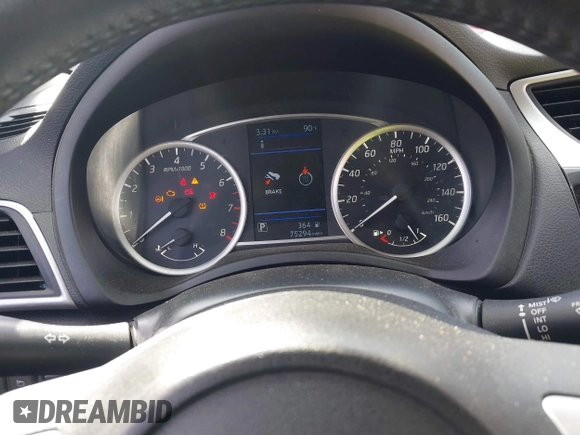 2019 Nissan Sentra SV with VIN 3N1AB7AP5KY443579, listed as a IAAI auction lot 41722166 with 75,294 mi miles and . Bid and sale history available at DreamBid. Image 7.