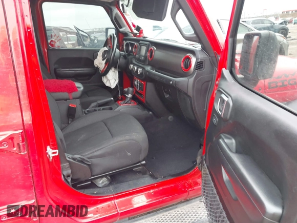 2020 Jeep Wrangler Unlimited Willys with VIN 1C4HJXDN8LW213889, listed as a IAAI auction lot 41561034 with 97,489 mi miles and . Bid and sale history available at DreamBid. Image 5.