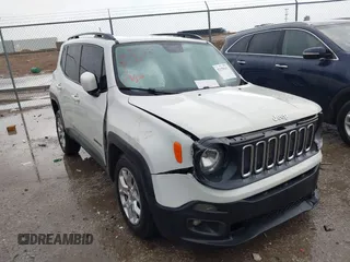2017 Jeep Renegade Latitude with VIN ZACCJBBB4HPE57906, listed as a IAAI auction lot 42179151 with 124,651 mi miles and . Bid and sale history available at DreamBid. Image 1.