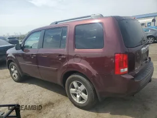 2009 Honda Pilot EX with VIN 5FNYF48469B011311, listed as a Copart auction lot 53736235 with 213,133 mi miles and Salvage Title. Bid and sale history available at DreamBid. Image 2.