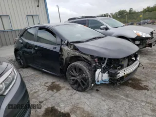 2023 Toyota Corolla Hatchback XSE with VIN JTNC4MBE8P3202316, listed as a Copart auction lot 71161024 with 32,487 mi miles and Salvage Title. Bid and sale history available at carsss.com. Image 4.