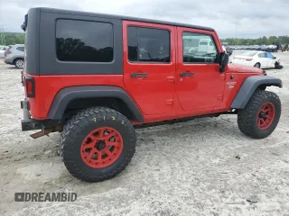 2008 Jeep Wrangler Unlimited X with VIN 1J4GA39118L607733, listed as a Copart auction lot 54506485 with 114,975 mi miles and Salvage Title. Bid and sale history available at DreamBid. Image 3.