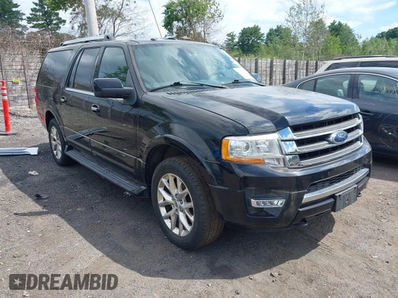 2017 Ford Expedition Max Limited z VIN 1FMJK2AT2HEA61427, wystawiony jako IAAI lot #42759145 z przebiegiem 134 450 mil mil oraz . Historia ofert i sprzedaży dostępna na DreamBid. Obrazek 1.