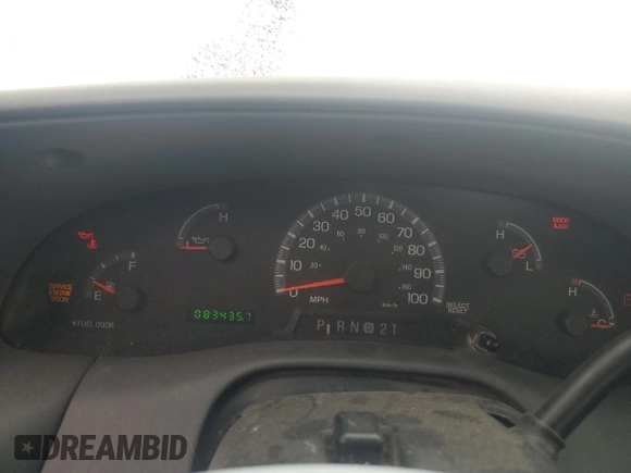 2001 Ford F-150 XL with VIN 2FTPF18Z81CA84228, listed as a Copart auction lot 42434285 with 83,435 mi miles and Salvage title. Bid and sale history available at DreamBid. Image 9.