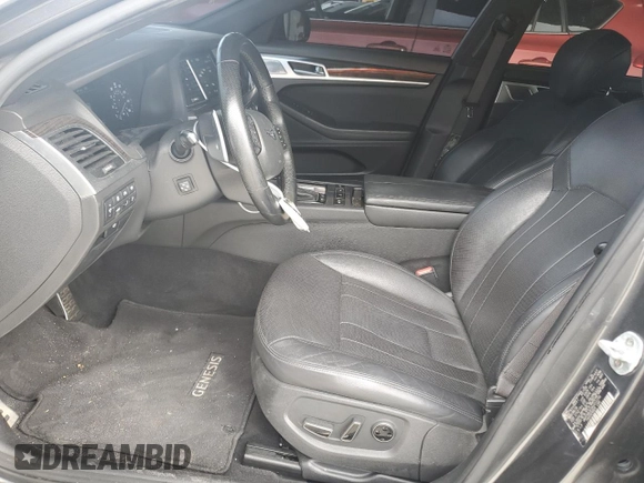 2019 Genesis G80 3.8L with VIN KMTFN4JE2KU313156, listed as a Copart auction lot 76731004 with 75,469 mi miles and Clean Title. Bid and sale history available at carsss.com. Image 7.