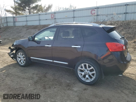 2012 Nissan Rogue SV with VIN JN8AS5MV9CW356342, listed as a Copart auction lot 50682205 with 125,383 mi miles and Clean Title. Bid and sale history available at carsss.com. Image 2.