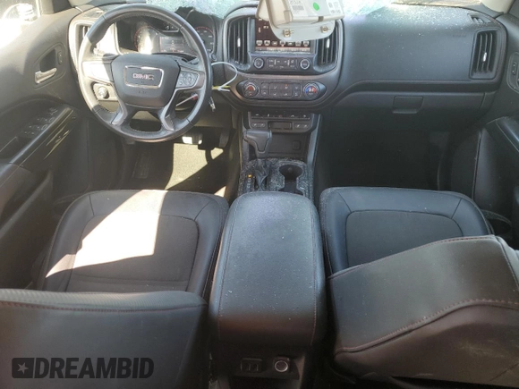 2016 GMC Canyon 4WD SLE with VIN 1GTG6CE35G1151048, listed as a Copart auction lot 47221485 with 47,373 mi miles and Salvage Title. Bid and sale history available at carsss.com. Image 8.