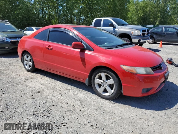 2006 Honda Civic EX with VIN 2HGFG12886H534206, listed as a Copart auction lot 55873935 with 208,748 mi miles and Clean Title. Bid and sale history available at DreamBid. Image 4.