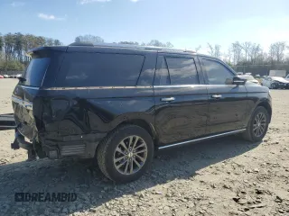2019 Ford Expedition Max Limited with VIN 1FMJK2AT0KEA28658, listed as a Copart auction lot 51100935 with 105,288 mi miles and Salvage title. Bid and sale history available at DreamBid. Image 3.
