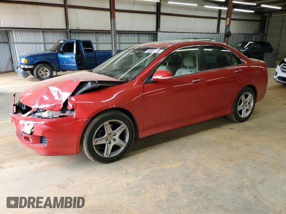 2006 Acura TSX with VIN JH4CL96876C019687, listed as a Copart auction lot 50869705 with 200,699 mi miles and Salvage Title. Bid and sale history available at carsss.com. Image 1.