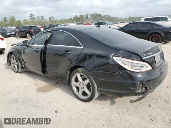 2014 Mercedes-Benz CLS-Class CLS 550 with VIN WDDLJ7DB6EA101131, listed as a Copart auction lot 51064455 with 120,897 mi miles and Salvage Title. Bid and sale history available at carsss.com. Image 2.