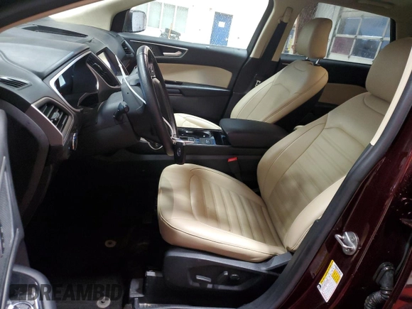 2020 Ford Edge SEL with VIN 2FMPK4J98LBA47837, listed as a Copart auction lot 51594465 with 36,233 mi miles and Salvage Title. Bid and sale history available at carsss.com. Image 7.