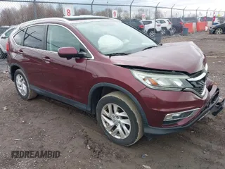 2015 Honda CR-V EX-L with VIN 2HKRM4H75FH603865, listed as a IAAI auction lot 41923704 with 97,573 mi miles. Bid and sale history available at carsss.com. Image 1.