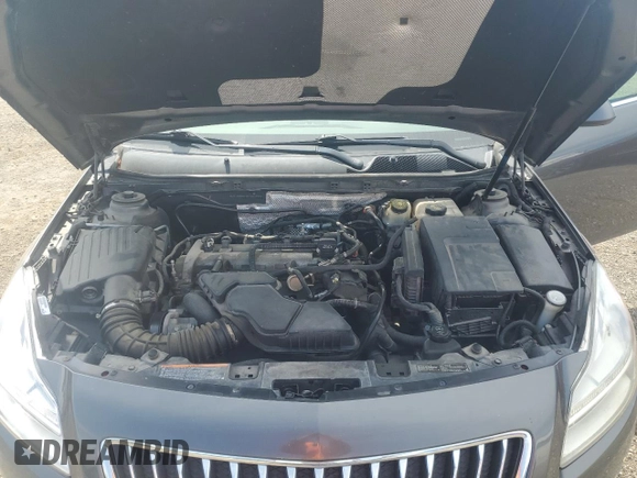 2011 Buick Regal CXL RL1 with VIN W04GN5EC3B1084595, listed as a Copart auction lot 57795975 with 110,697 mi miles and Salvage title. Bid and sale history available at DreamBid. Image 11.