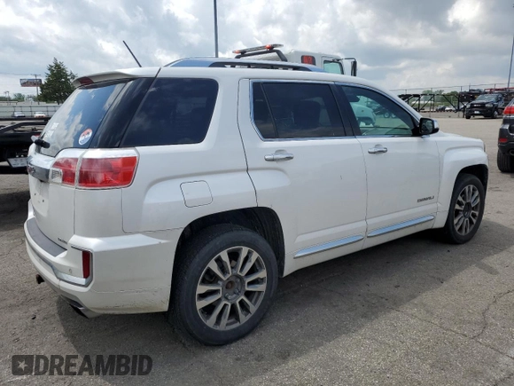 2016 GMC Terrain Denali z VIN 2GKFLVE37G6358333, wystawiony jako Copart lot #55522245 z przebiegiem 175 380 mil mil oraz Szkoda całkowita • Salvage title. Historia ofert i sprzedaży dostępna na DreamBid. Obrazek 3.