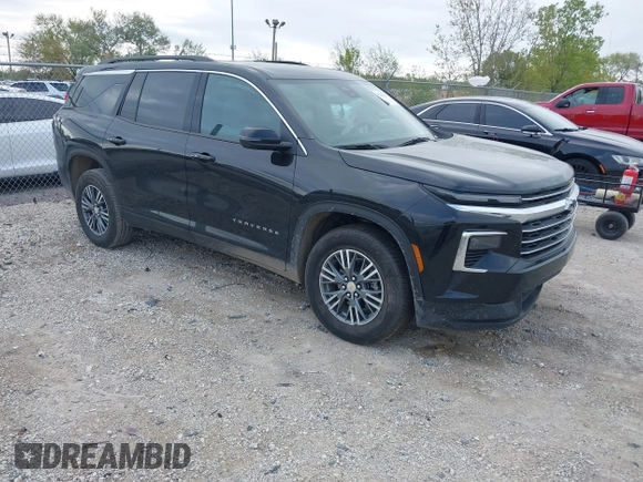 2025 Chevrolet Traverse FWD LT with VIN 1GNERGRSXSJ138318, listed as a IAAI auction lot 42209519 with 8,174 mi miles and . Bid and sale history available at DreamBid. Image 1.
