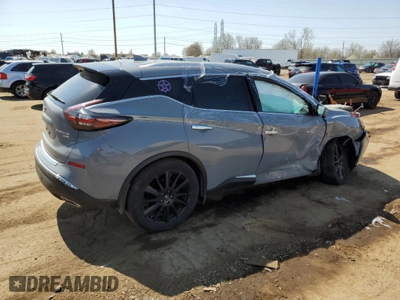 2023 Nissan Murano Platinum z VIN 5N1AZ2DS3PC129694, wystawiony jako Copart lot #53986615 z przebiegiem 19 829 mil mil oraz Szkoda całkowita • Salvage title. Historia ofert i sprzedaży dostępna na DreamBid. Obrazek 3.
