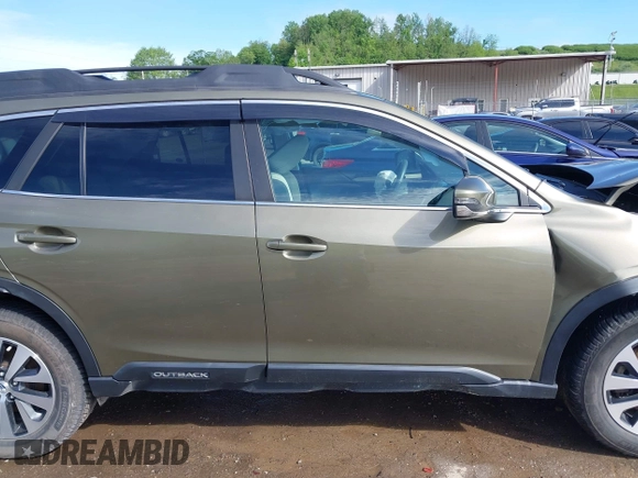 2020 Subaru Outback Premium with VIN 4S4BTACC1L3224596, listed as a IAAI auction lot 42187988 with 59,604 mi miles and . Bid and sale history available at DreamBid. Image 14.