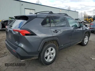 2021 Toyota RAV4 Hybrid LE with VIN 4T3MWRFV7MU048703, listed as a Copart auction lot 44434375 with 30,443 mi miles and Salvage Title. Bid and sale history available at carsss.com. Image 3.