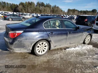 2005 BMW 5 Series 545i with VIN WBANB33515CN64428, listed as a Copart auction lot 46235655 with 177,925 mi miles and Clean Title. Bid and sale history available at carsss.com. Image 3.
