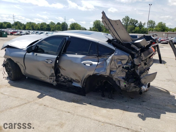 2024 BMW X6 M with VIN 5YM23ET06R9T09559, listed as a Copart auction lot 63386234 with 0 mi miles and Salvage Title. Bid and sale history available at carsss.com. Image 2.