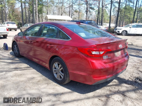 2016 Hyundai Sonata 2.4L with VIN 5NPE24AF6GH411832, listed as a IAAI auction lot 41918113 with 195,783 mi miles and . Bid and sale history available at DreamBid. Image 3.