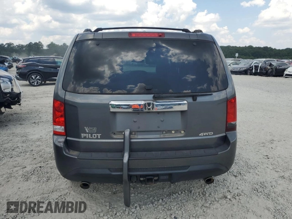 2012 Honda Pilot EX-L with VIN 5FNYF4H54CB020718, listed as a Copart auction lot 56479085 with 188,355 mi miles and Salvage title. Bid and sale history available at DreamBid. Image 6.