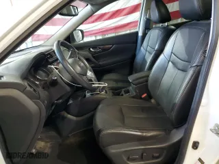 2017 Nissan Rogue SL with VIN 5N1AT2MV6HC866238, listed as a Copart auction lot 47485365 with 123,665 mi miles and Salvage Title. Bid and sale history available at carsss.com. Image 7.