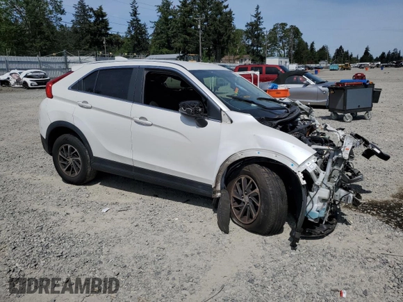 2020 Mitsubishi Eclipse Cross ES z VIN JA4AS3AA5LZ006877, wystawiony jako Copart lot #56543935 z przebiegiem 90 417 mil mil oraz Szkoda całkowita • Salvage title. Historia ofert i sprzedaży dostępna na DreamBid. Obrazek 4.