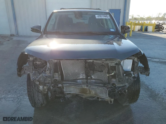 2023 Toyota 4Runner SR5 Premium with VIN JTENU5JR5P6202999, listed as a Copart auction lot 47017445 with 9,289 mi miles and Salvage Title. Bid and sale history available at carsss.com. Image 5.