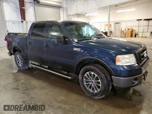 2006 Ford F-150 XLT with VIN 1FTPW14596FA25798, listed as a Copart auction lot 62671295 with 135,903 mi miles and Salvage title. Bid and sale history available at DreamBid. Image 4.