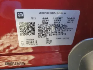 2023 Buick Encore GX Essence z VIN KL4MMFSL9PB112935, wystawiony jako Copart lot #48322385 z przebiegiem 8 972 mil mil oraz Szkoda całkowita • Salvage title. Historia ofert i sprzedaży dostępna na DreamBid. Obrazek 14.