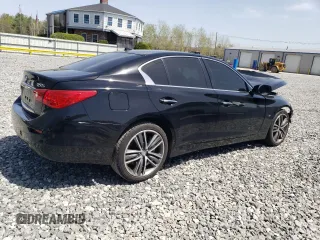 2015 Infiniti Q50 Premium z VIN JN1BV7AR2FM395318, wystawiony jako Copart lot #55029355 z przebiegiem 186 303 mil mil oraz Czysty tytuł • Clean title. Historia ofert i sprzedaży dostępna na DreamBid. Obrazek 3.