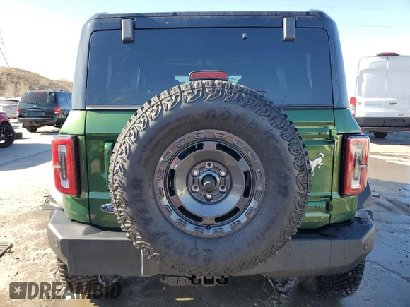 2024 Ford Bronco Outer Banks with VIN 1FMDE8BH5RLA98261, listed as a Copart auction lot 49084995 with 954 mi miles and Salvage title. Bid and sale history available at DreamBid. Image 6.